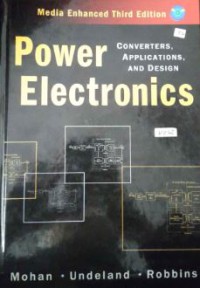 Power Electronics : Converters, Applications, And Design