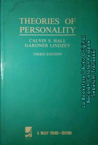 Theories of Personality Third Edition