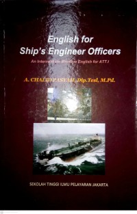 Image of English For Ship's Engineer Officers An Intermediate Maritime English For ATT 1