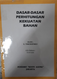 Dasar-Dasar Perhitungan Kekuatan Bahan