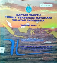 Daftar Waktu Terbit Terbenam Matahari Wilayah Indonesia tahun 2011