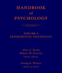 Image of Handbook Of Psychology : Volume 4 Experimental Psychology