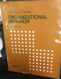 Organizational Behavior 3rd Ed