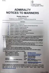 Admiralty Notice To Mariners