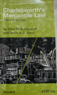 Image of Charlesworth's Mercantile Law