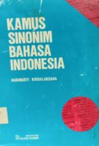 Kamus Sinonim Bahasa Indonesia
