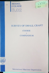 Image of Model Course 3.02 : Survey of Small Craft  Course + Compendium