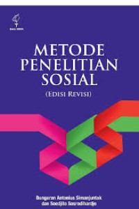 Metode Penelitian Sosial