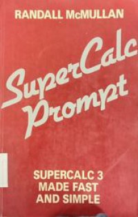 Image of SuperCalc Prompt Second Edition