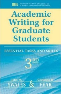 Image of Academic writing for graduate students : essential tasks and skills