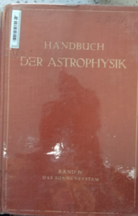 Handbuch der Astrophysik