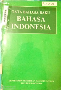 Tata Bahasa Baku : Bahasa Indonesia