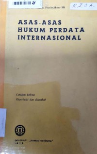 Image of Asas - Asas Hukum Perdata Internasional