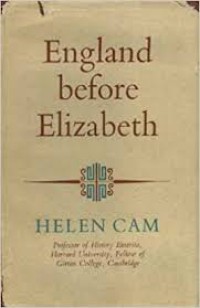 England Before Elizabeth