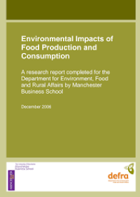 Environmental Impacts of Food Production and Consumption