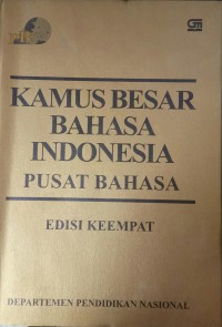 Image of Kamus Besar Bahasa Indonesia Pusat Bahasa 4th Ed