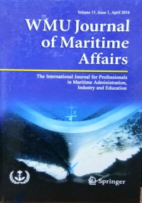 WMU Journal Of Maritime Affairs Vol. 15 Issue 1