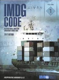 IMDG Code International Maritime Dangerous Goods Code 2012 Edition Vol. 1