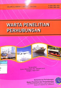 Warta Penelitian Perhubungan Vol. 27, No.6, November - Desember 2015