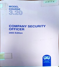 Model Course 3.20 : Company Security 2003 Edition