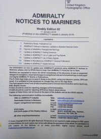 Image of Admiralty Notices To Mariners Weekly Edition 02