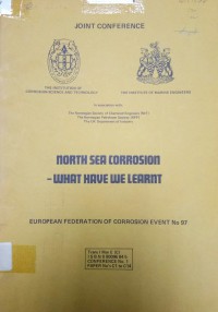 Image of North Sea Corrosion What We Have Learnt (Joint Conference)