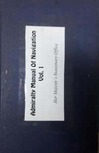 Image of Admiralty Manual of Navigation Volume I
