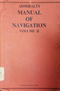 Image of Admiralty Manual of Navigation Volume II