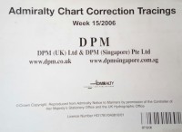 Image of Admiralty Chart Correction Tracings Week 15 / 2006
