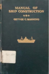 Image of Manual Of Ship Construction