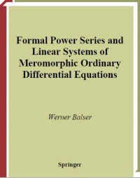 Image of Formal Power Series and Linear Systems of Meromorphic Ordinary Differential Equations