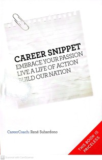Image of Career Snippet : Embrace Your Passion Live A Life Of Action Build Our Nation