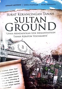 Image of Surat Kekancingan Tanah Sulthan Ground : Upaya Mendapatkan Izin Memanfaatkan Tanah Keraton Yogyakarta