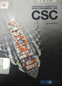 Image of International Convention for Safe Containers, 1972 : CSC 2014 Edition