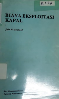 Image of Biaya Eksploitasi Kapal