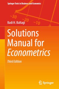 Image of Solutions Manual For Econometrics