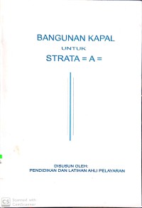 Image of Bangunan Kapal Untuk Strata A