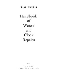 Image of Handbook of Watch and Clock Repairs
