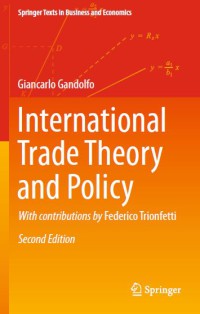 Image of International Trade Theory And Policy