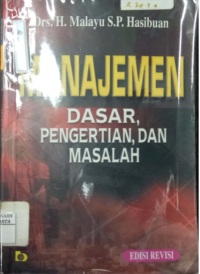Image of Manajemen : Dasar, Pengertian dan Masalah