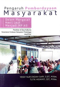 Image of Pengaruh Pemberdayaan Masyarakat Dalam Mengolah Hasil Laut Menjadi MP ASI (Penelitian Di Desa Kalibuntu Kecamatan Kraksaan Kabupaten Probolinggo Jawa Timur)