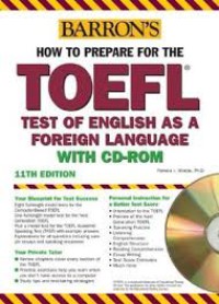 Image of How To Prepare For The Toefl Test : Test Of English As A Foreign Language 11 th