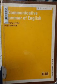Image of A Communicative Grammar Of English