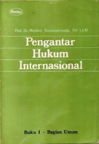 Image of Pengantar Hukum Internasional