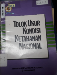 Image of Tolak ukur Kondisi Ketahanan Nasional