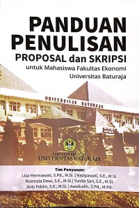 Image of Panduan Penulisan Proposal Dan Skripsi : Untuk Mahasiswa Fakultas Ekonomi Universitas Baturaja