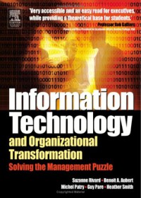 Image of Information Technology and Organizational Transformation: Solving the Management Puzzle