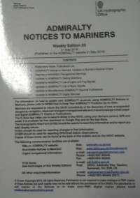 Image of Admiralty Notices to Marines Weekly Edition 22