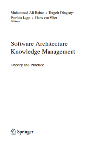 Image of Software Architecture Knowledge Management : Theory And Practice