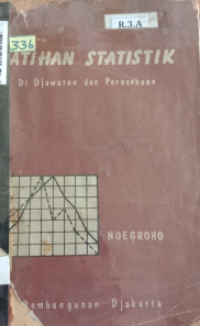 Image of Latihan Statistik : Di DJawatan dan Perusahaan
